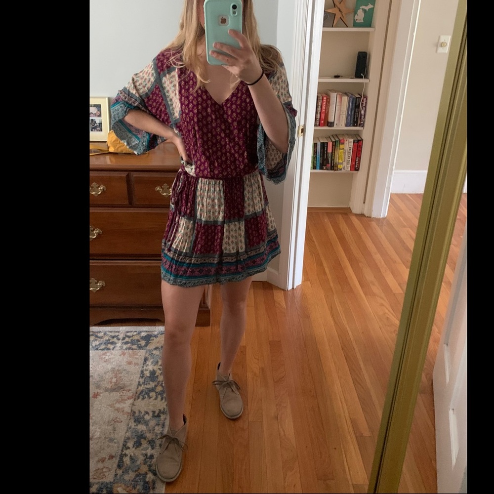 Size XS American Eagle patchwork dress